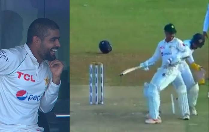 [WATCH]: Wicketkeeper Amusingly Tries To Dismiss Pakistan’s Abrar Ahmed As Ball Gets Stuck In Pad During 1st Test Against SL