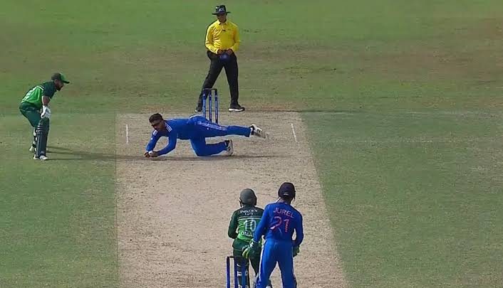 ACC Emerging Asia Cup Final: [WATCH] Riyan Parag Takes A Brilliant Catch; Video Goes Viral