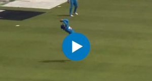 India all-rounder takes a stunner.