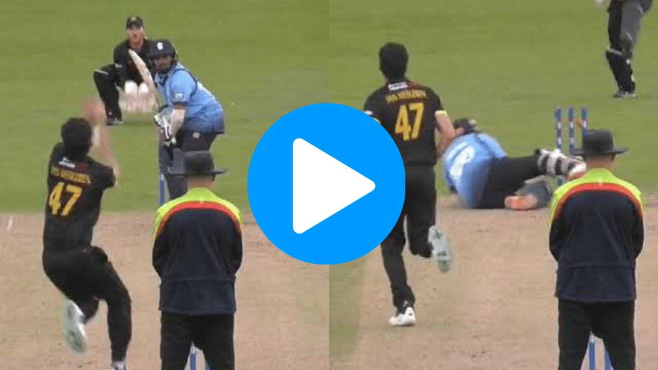 [WATCH] Prithvi Shaw Faces Bizarre Dismissal After Hits His Own Stumps