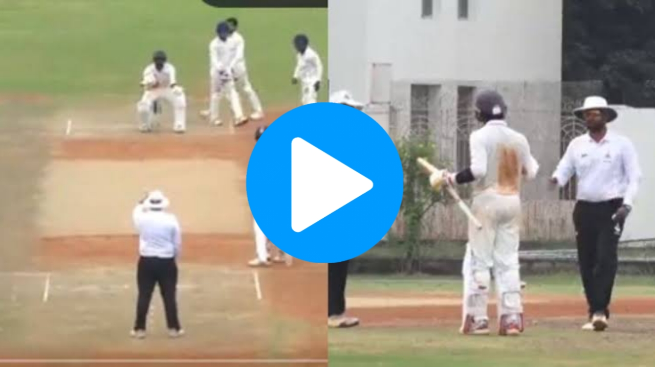 [WATCH]: Baba Aparajith Engages In A Heated Argument With Umpires After Being Dismissed In A TNCA Division 1 Match
