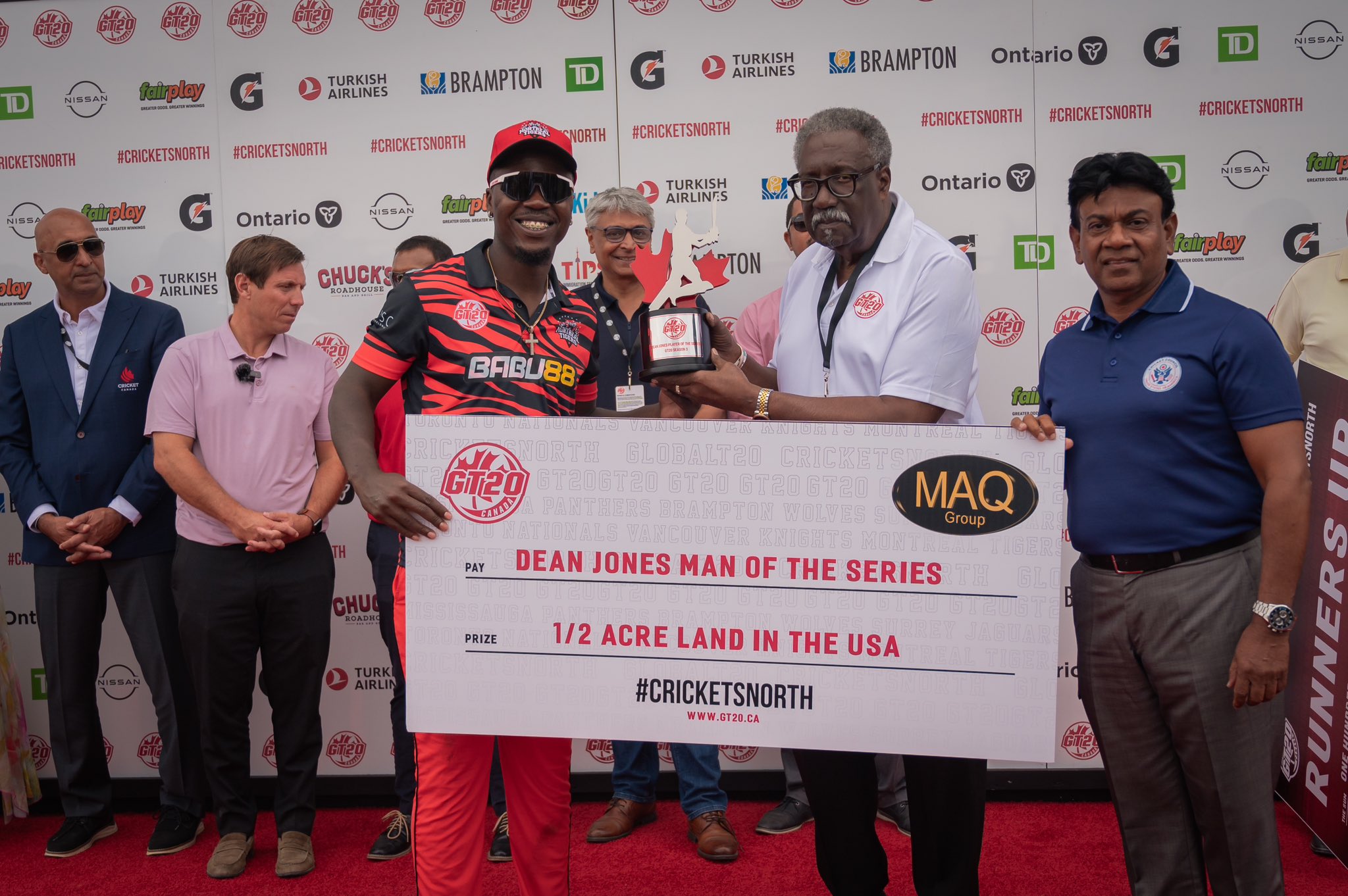 Sherfane Rutherford Gets A Unique Gift For Winning The Player Of The Series In GT20 Canada