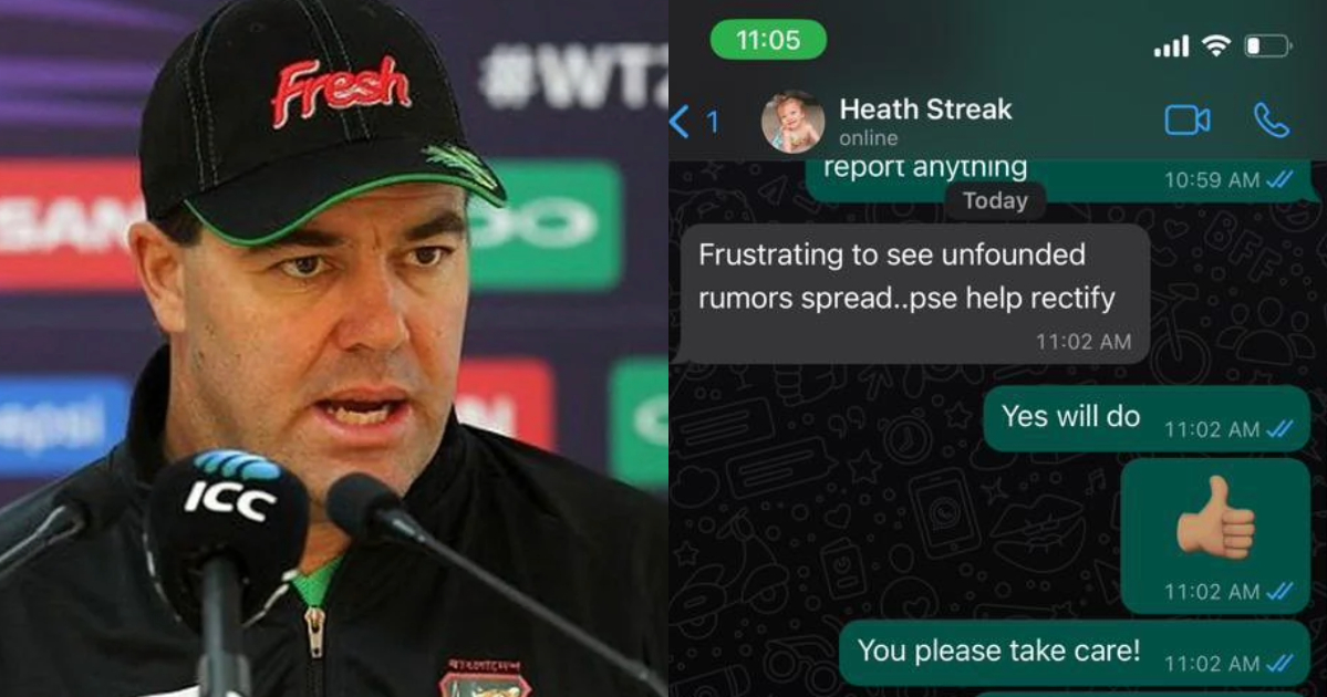 Heath Streak Is Seen Online On WhatsApp, Shortly After Unfounded Rumours Of His Death Goes Viral On Social Media