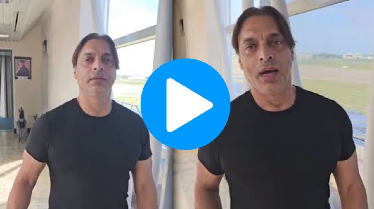 [WATCH]: Shoaib Akhtar’s Arrival In Colombo Comes With A Strong Message For Team India