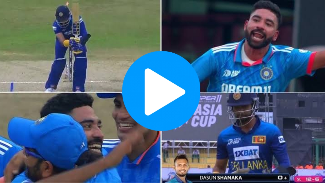 Asia Cup 2023: [WATCH] Mohammed Siraj Makes A Mess Of Dasun Shanaka’s Stumps In The Final