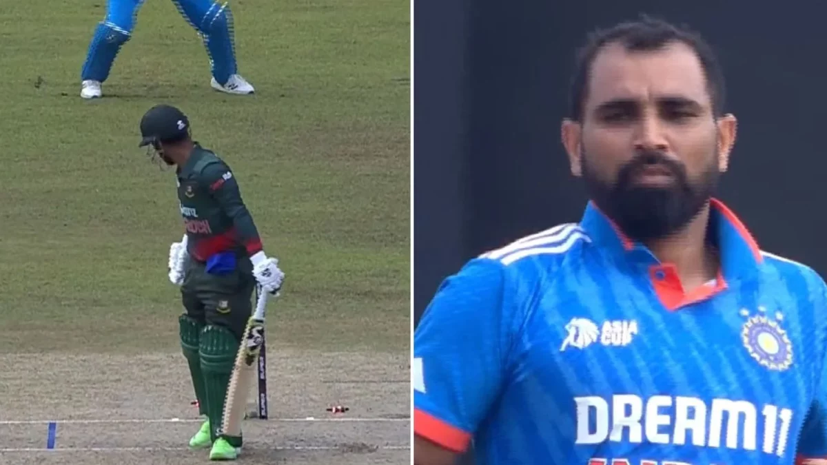 Asia Cup 2023: [WATCH] Mohammed Shami Dismisses Liton Das With A Stunner
