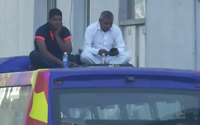 ICC Cricket World Cup 2023: Fans Enjoy NED Vs SL Match From Team Bus Roof