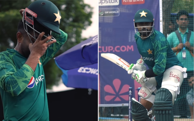ICC Cricket World Cup 2023: [WATCH] Babar Azam Sweats It Out In Nets Ahead Of Warm-Up Clash Against Australia