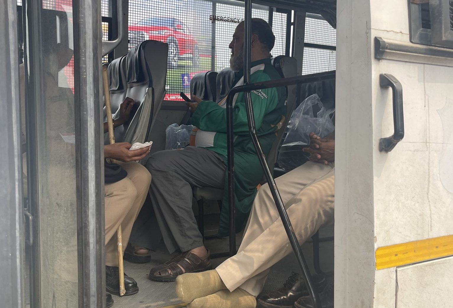 ICC Cricket World Cup 2023: Lone Pakistani Fan Sits In Police Van After Failing To Enter Stadium