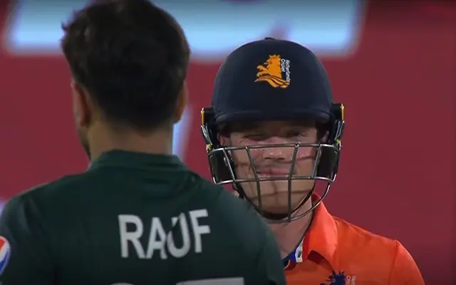 ICC Cricket World Cup 2023: [WATCH] Bas de Leede Playfully Winked At Haris Rauf After Hitting Him For A Six