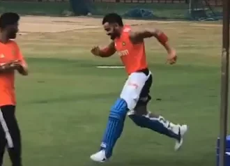ICC Cricket World Cup 2023: [WATCH] Virat Kohli’s Amusing Run During Team India’s Practice Goes Viral