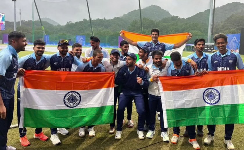 Asian Games: Team India Rejoices Following Their Victory To Secure The Gold Medal In The Men’s Cricket Competition