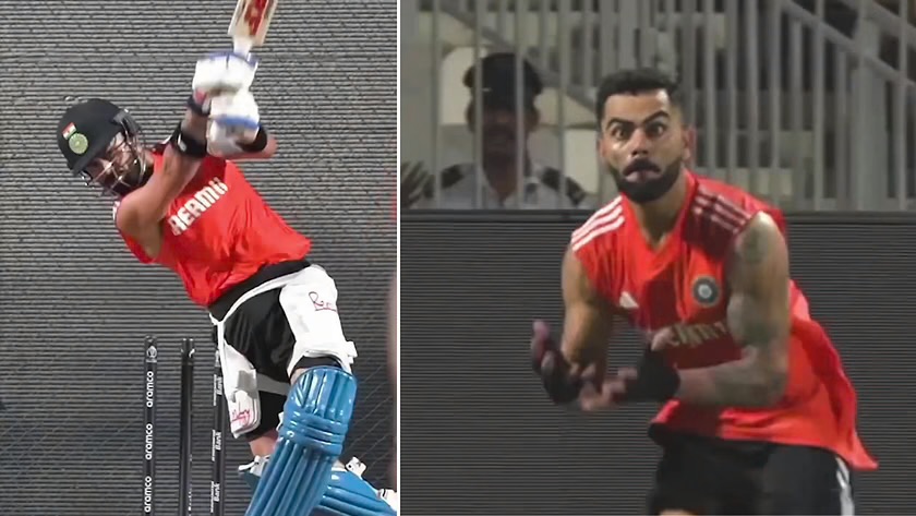 ICC Cricket World Cup 2023: [WATCH] Virat Kohli Prepares For The India vs Afghanistan Match