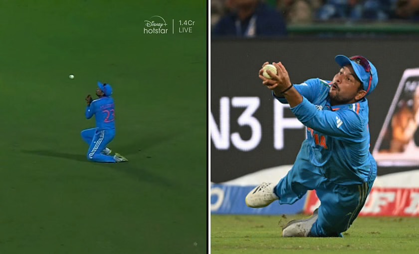 ICC Cricket World Cup 2023: [WATCH] Kuldeep Yadav Grabs A Diving Catch On His Second Try