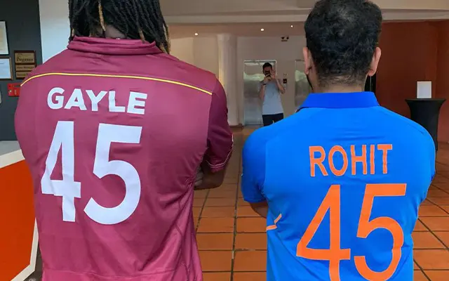 ICC Cricket World Cup 2023: ’45 Special’ – Chris Gayle Congratulates Rohit Sharma On Surpassing His International Sixes Record