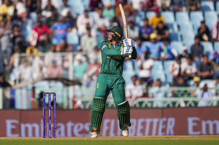 ICC Cricket World Cup 2023: [WATCH]- Quinton De Kock Hits A Six To Reach His Second Century Of The Tournament
