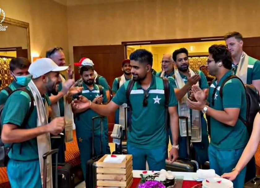 ICC Cricket World Cup 2023: [WATCH] Pakistan Captain, Babar Azam Celebrates His Birthday By Cutting A Cake In The Team Hotel In Bangalore