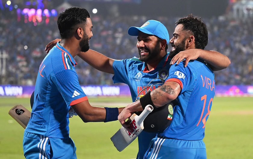 ICC Cricket World Cup 2023: [WATCH]- Rohit Sharma Joyfully Hugs Virat Kohli And KL Rahul After India’s Victory Against Bangladesh