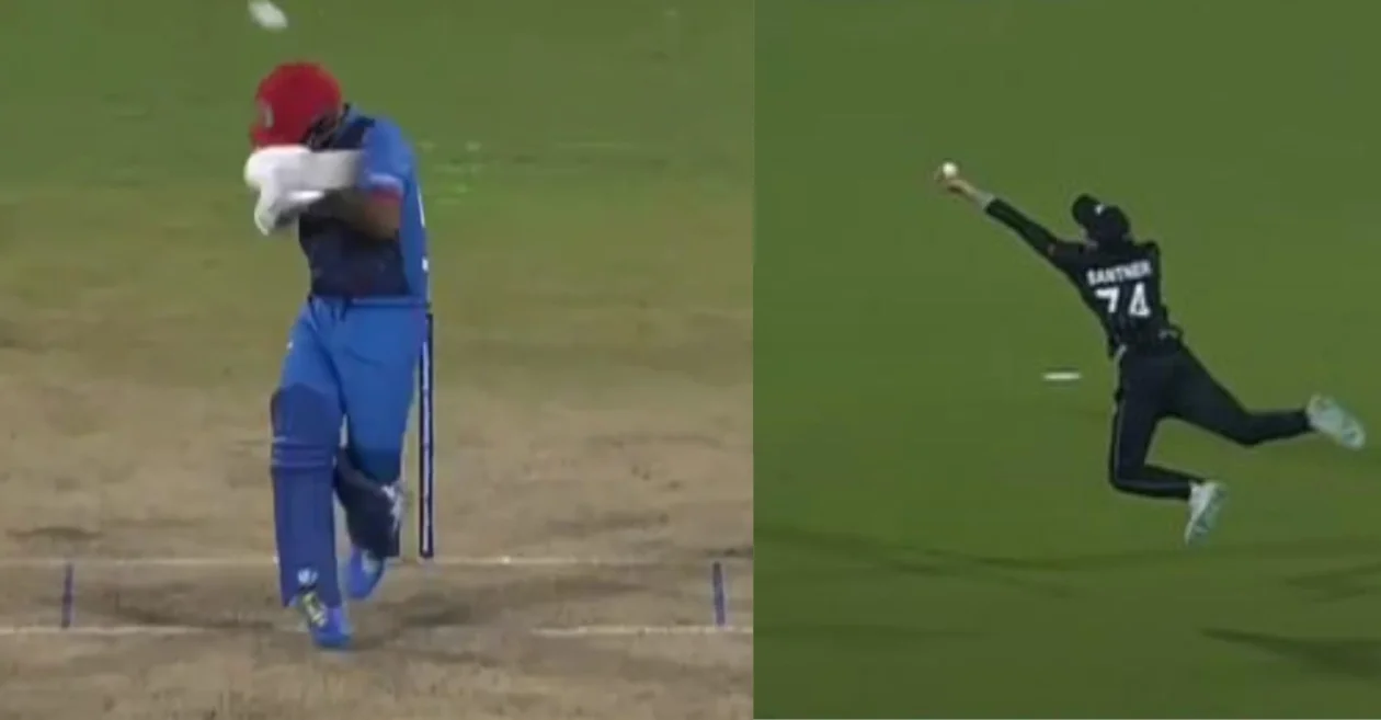 ICC Cricket World Cup 2023: [WATCH] Mitchell Santner Takes A Stunner To Dismiss Shahidi