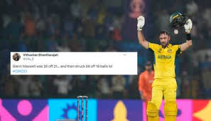 ICC Cricket World Cup 2023: Fans React As Glenn Maxwell Hits The Fastest Century In World Cup