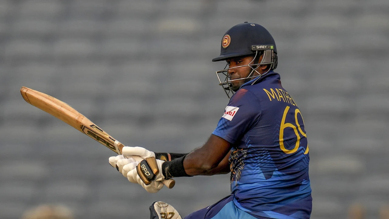 ICC Cricket World Cup 2023 : Sri Lanka’s Angelo Mathews Becomes Cricket’s First Timed-Out Batter