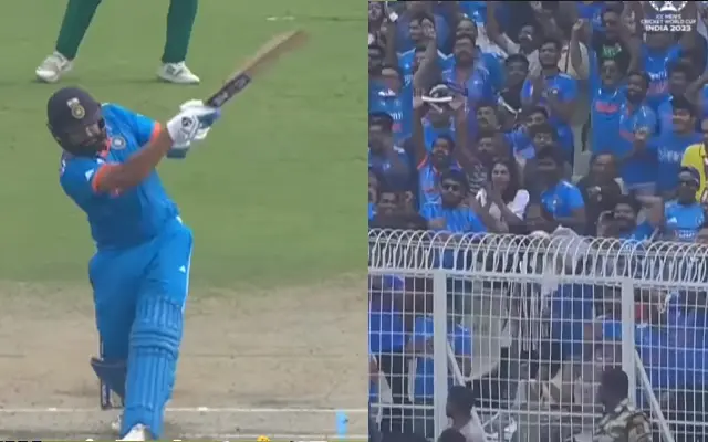 ICC Cricket World Cup 2023: [WATCH]- Rohit Sharma Smashes A Six With His Classic Pull Shot Off Lungi Ngidi