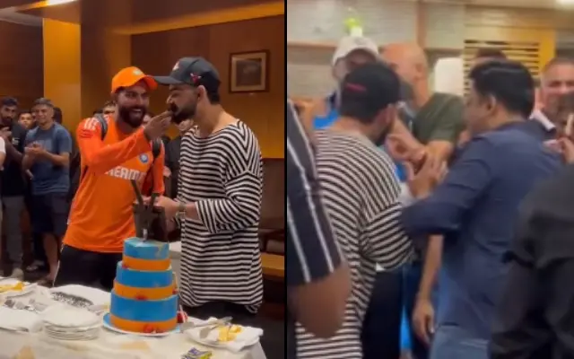 ICC Cricket World Cup 2023: [WATCH] Team India Celebrates Virat Kohli’s Century And Ravindra Jadeja’s Fifer After Winning The Game