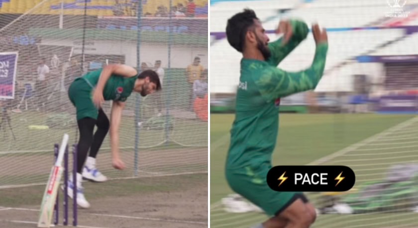 ICC Cricket World Cup 2023: [WATCH]- Shaheen Afridi and Hasan Ali are engaged In An Intense Practice Sessions In Preparation For A Crucial Match Against England