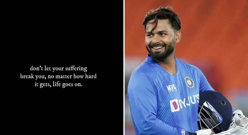 “Don’t let your suffering break you” – Rishabh Pant Shares An Inspiring Message