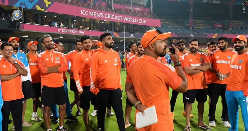 ICC Cricket World Cup 2023: [WATCH]- The Large Screen Displays The Player Awarded The Title Of “Fielder of the Match” In The IND vs NED Clash