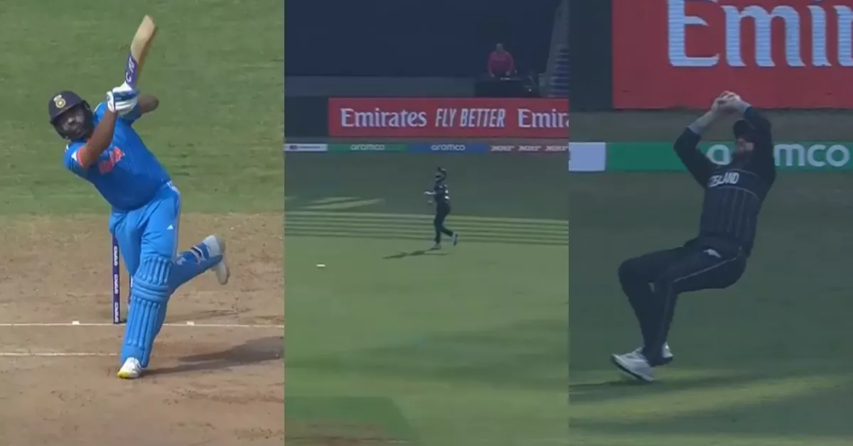 ICC Cricket World Cup 2023: [WATCH] Kane Williamson Takes A Stunner To Dismiss The Dangerous Looking Rohit Sharma