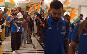 ICC Cricket World Cup 2023: Team India Experienced Grand Welcome In Ahmedabad Hotel Ahead Of The Final