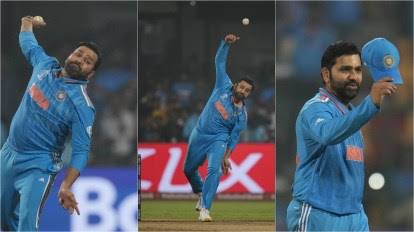 ICC Cricket World Cup 2023 : [WATCH] Rohit Sharma Claims A Wicket vs Netherlands