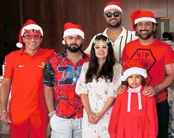 WATCH: MS Dhoni And Rishabh Pant Celebrates Christmas With Family Together