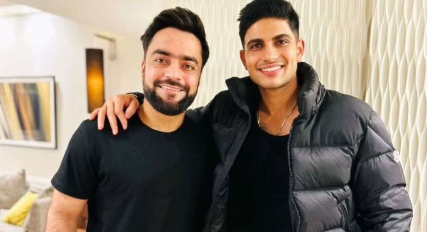 Shubman Gill Meets Rashid Khan Ahead Of The IPL 2024 Auction