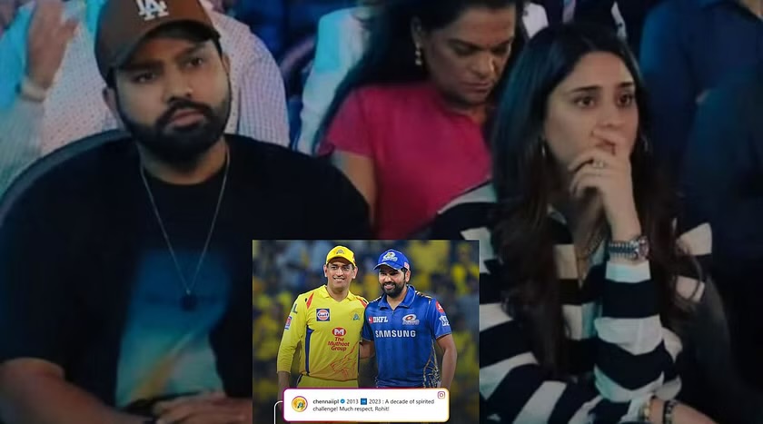 Ritika Sajdeh Responds To A CSK Instagram Post About Rohit Sharma Following His Removal As MI Captain