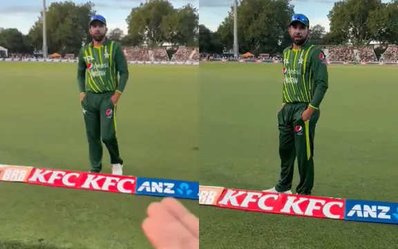 [WATCH] Iftikhar Ahmed Expresses Anger as Fan Calls Him ‘Chachu’ in Hamilton T20I