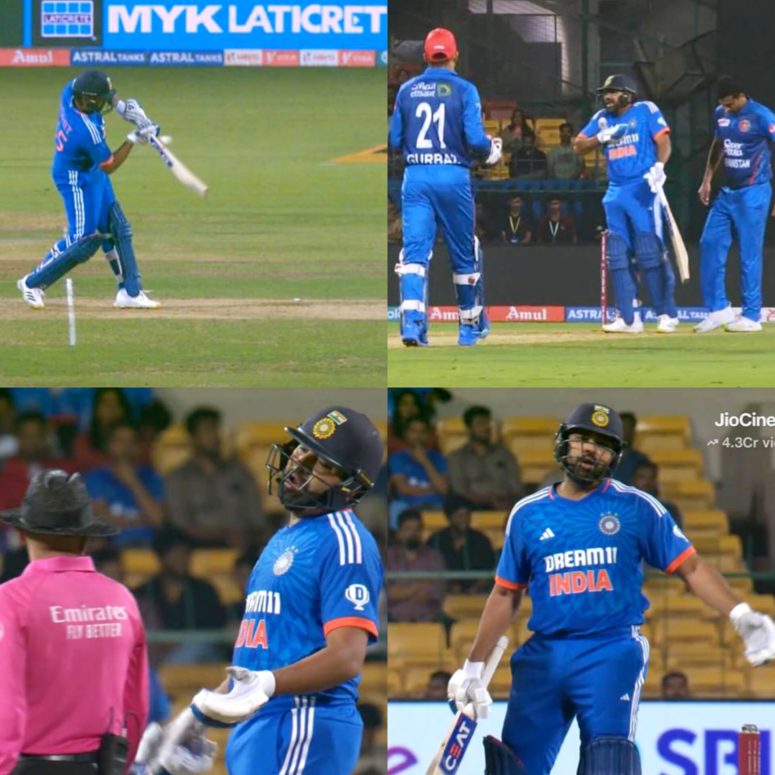 IND vs AFG: [WATCH] Rohit Sharma’s Hilarious Banter ‘Pehle Hi Do Zero…’ With Umpire Goes Viral