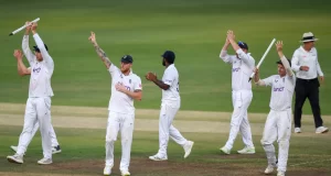 England win against India
