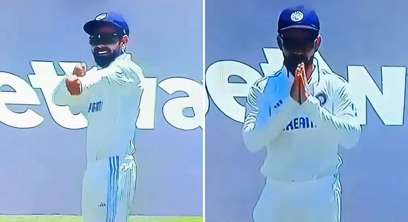 SA vs IND: [WATCH] Virat Kohli Grooves To ‘Ram Siya Ram’ With Folded Hands And An Archery Gesture During the 2nd Test