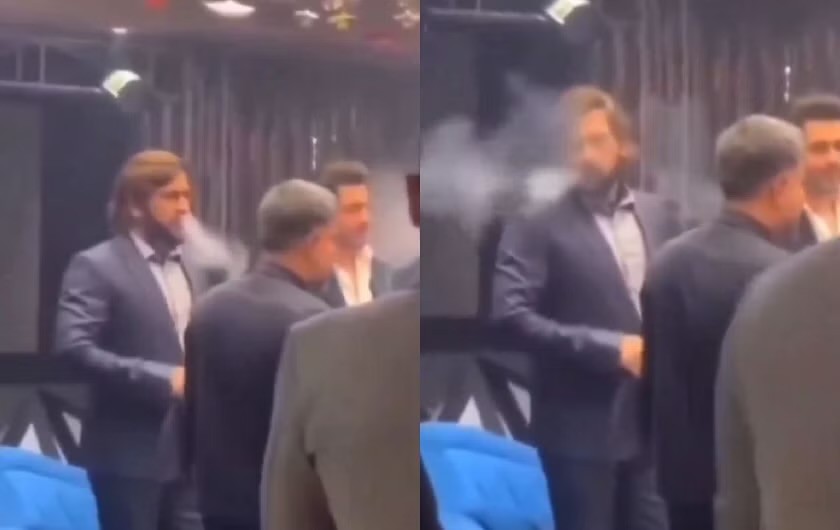 [WATCH] MS Dhoni Spotted Smoking In A Video That Has Gone Viral