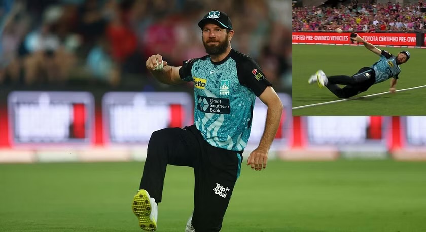BBL 2023-24: [WATCH] Michael Neser And Paul Walter Grabs A Superb Relay Catch Against Sydney Sixers
