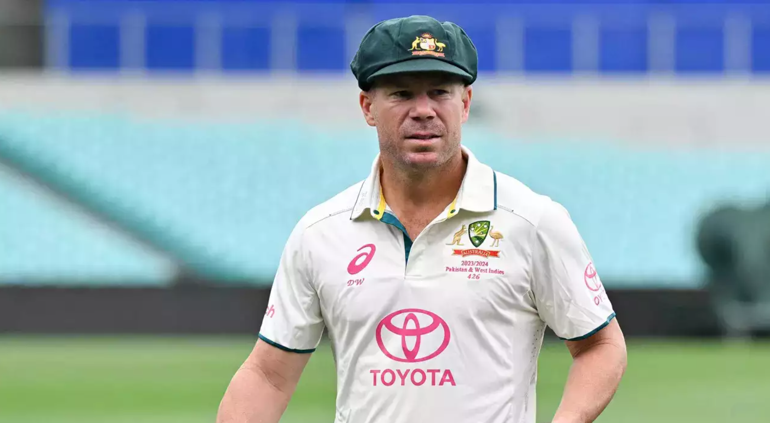 David Warner Reunites With His Baggy Green During Farewell Test
