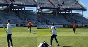 Jasprit Bumrah bowling imitation