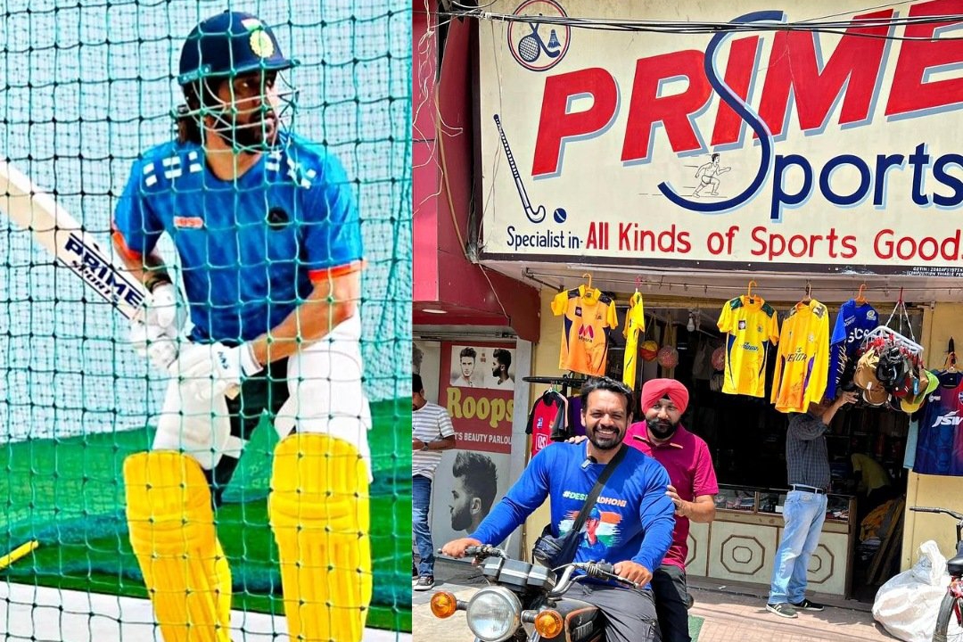 [WATCH] MS Dhoni Signs ‘Prime Sports’ Bats; Video Goes Viral