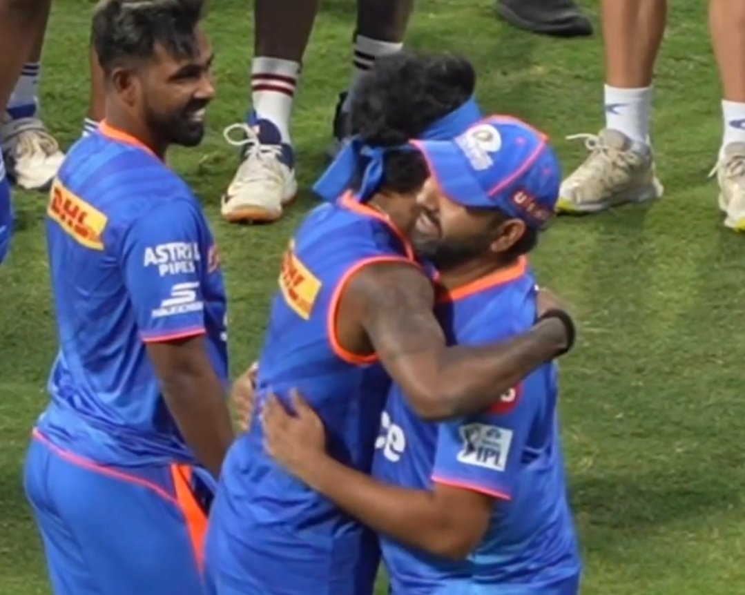 IPL 2024: Netizens React As Hardik Pandya And Rohit Sharma Shares A Hug At Mumbai Indians Practice Session