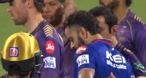 Virat Kohli Embraces Gautam Gambhir During RCB vs KKR Match