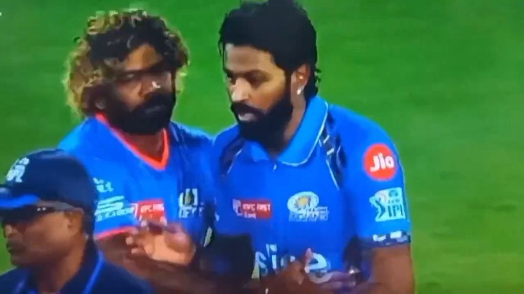 Hardik Pandya Pushes Lasith Malinga; Video Goes Viral