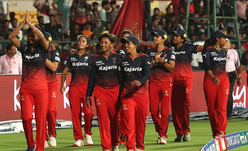 [WATCH]- RCB Players Thank Fans At Chinnaswamy Stadium During WPL 2024 With A Headstand In The Lap Of Honour