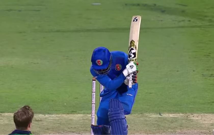 AFG vs IRE: [WATCH]- Rashid Khan Impresses Spectators With Effortless No-Look Six During 2nd T20I